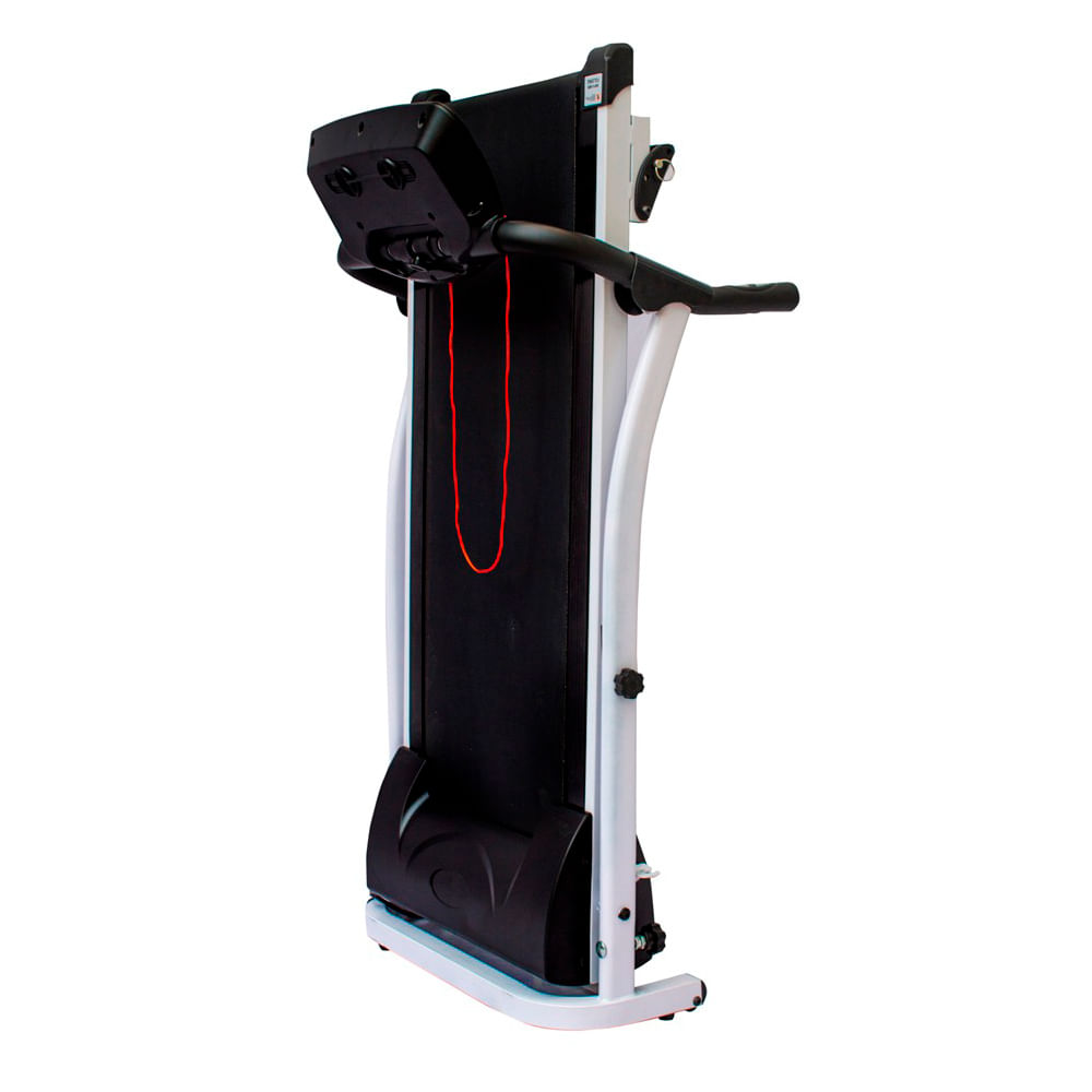 Imagen 2 del producto Trotadora Eléctrica plegable Sport Fitness, pantalla LED, velocidad máx 12 km/h , máx 95 kg, blanco